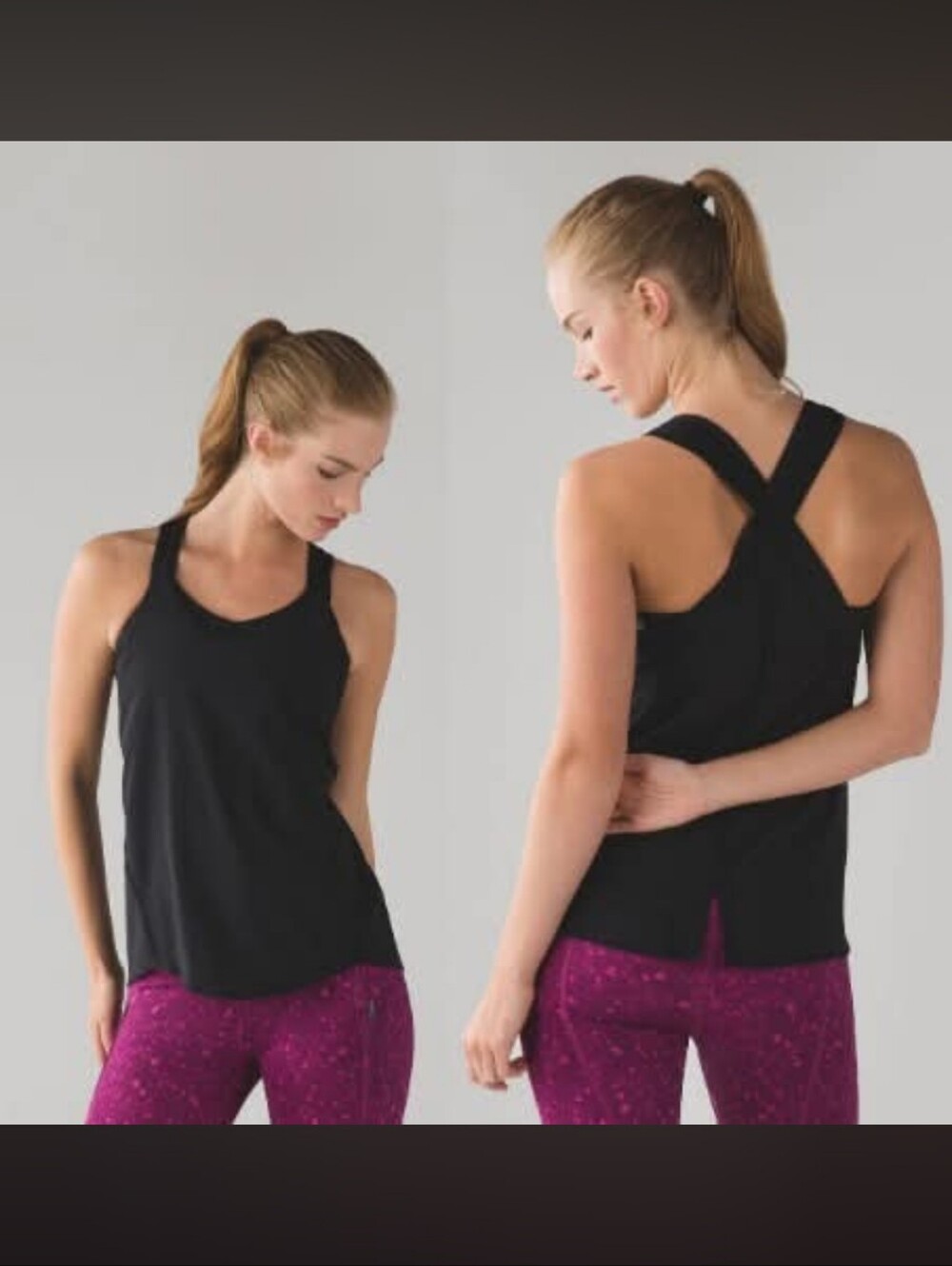 Lululemon Real Quick Singlet Black
